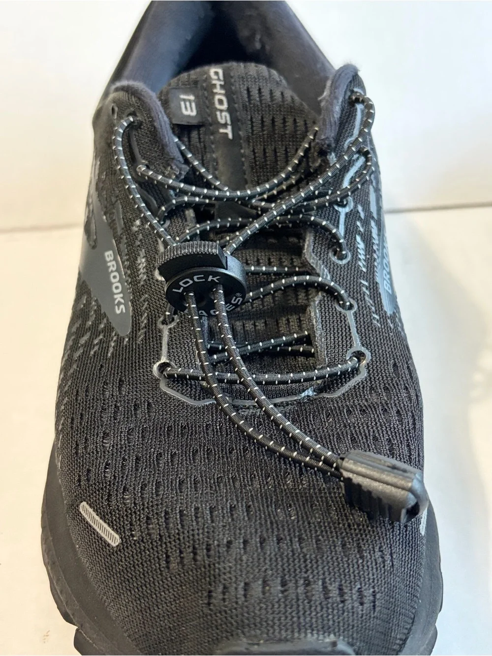 Brooks Ghost 13 Men’s Running Shoes - Black - Picture 8 of 9